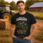 Built to Conquer fekete póló