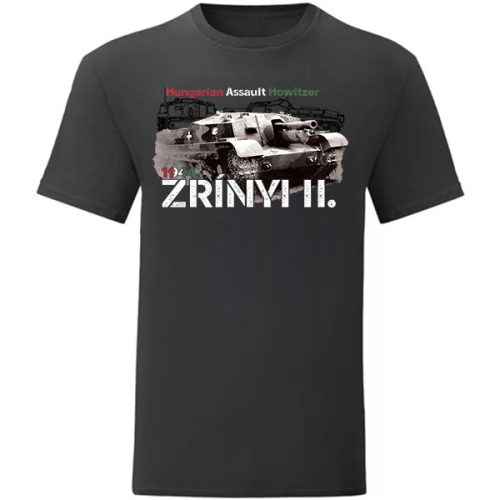 Zrínyi II. Tank póló (fekete)