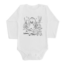 POLIPOS HOSSZÚ UJJÚ BABA BODY FEHÉR
