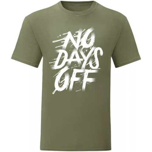 No Days off Zöld póló