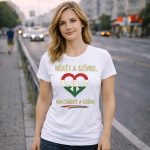 Békét a szívbe női póló (fehér)