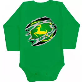 Zöld Traktor LOGÓS Baby Body HOSSZÚ UJJÚ