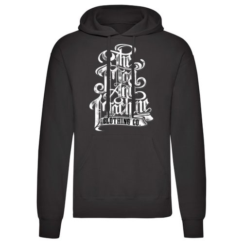 The Man and…Fekete kenguruzsebes pulóver