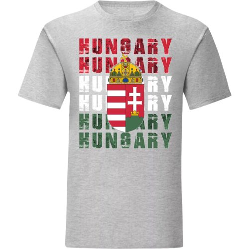   Hungary címer póló (szürke)