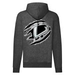 LEXUS CIPZÁRAS SÖTÉTSZÜRKE KAPUCNIS PULÓVER