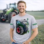 FENDT FELIRATOS SZÜRKE PÓLÓ