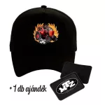 MTZ 50  FEKETE  CSERÉLHETŐ TAPASZOS BASEBALL SAPKA 