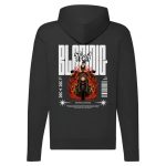 BLAZING MOTOROS CIPZÁRAS PULÓVER FEKETE