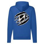 HYUNDAI CIPZÁRAS KÉK KAPUCNIS PULÓVER