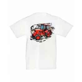 MTZ 82 MUNKÁBAN FEHÉR GYEREK PÓLÓ