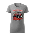 Zetor 10245 szürke női traktoros póló
