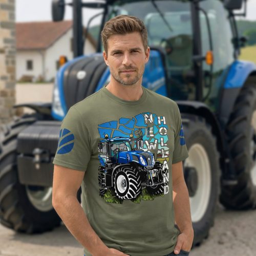 NEW HOLLAND FELIRATOS ZÖLD PÓLÓ