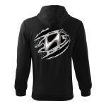 [AKCIÓ] XXL-ES MÉRET HYUNDAI CIPZÁRAS FEKETE KAPUCNIS PULÓVER 