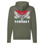 Turul Hungary cipzáras pulóver (zöld)