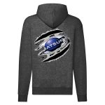 DATSUN CIPZÁRAS SÖTÉTSZÜRKE KAPUCNIS PULÓVER