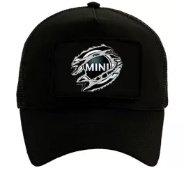 Mini Fekete Cserélhető Tapaszos Baseball Sapka