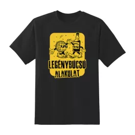 Legénybúcsú alakulat fekete póló