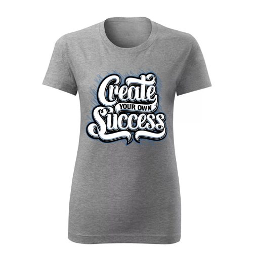 Create your own…Szürke női póló