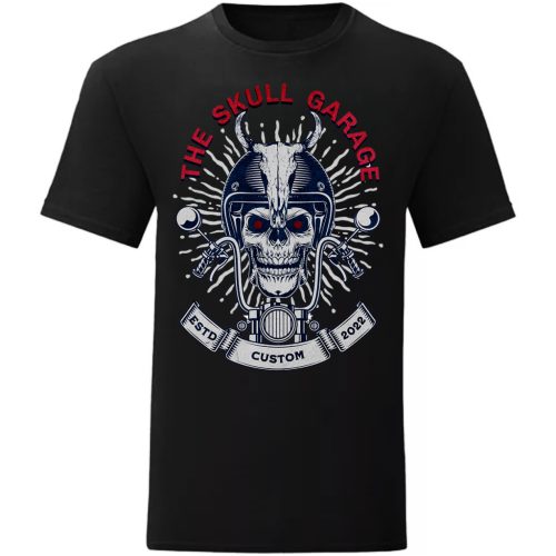 THE SKULL GARAGE FEKETE PÓLÓ 