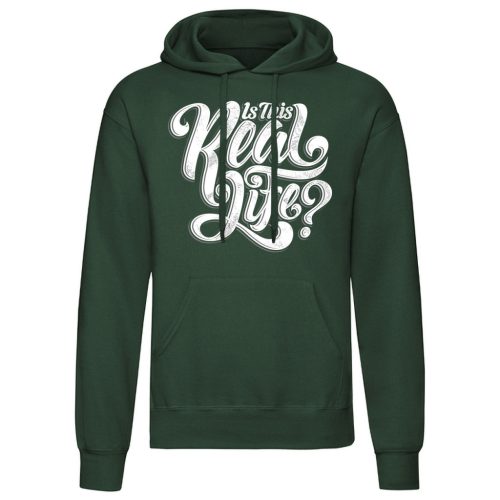 Is this Real Life Zöld kenguruzsebes pulóver