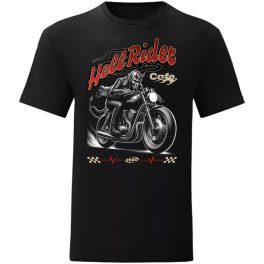 HELL RIDER MOTOROS FEKETE PÓLÓ 