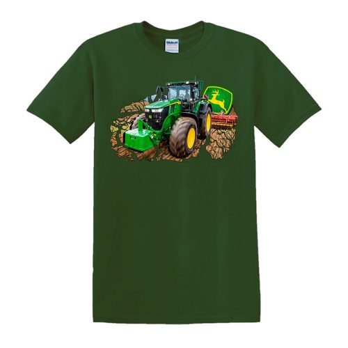Zöld Traktor MUNKÁBAN ZÖLD PÓLÓ