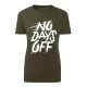 No Days off Zöld női póló