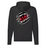 KIA CIPZÁRAS FEKETE KAPUCNIS PULÓVER