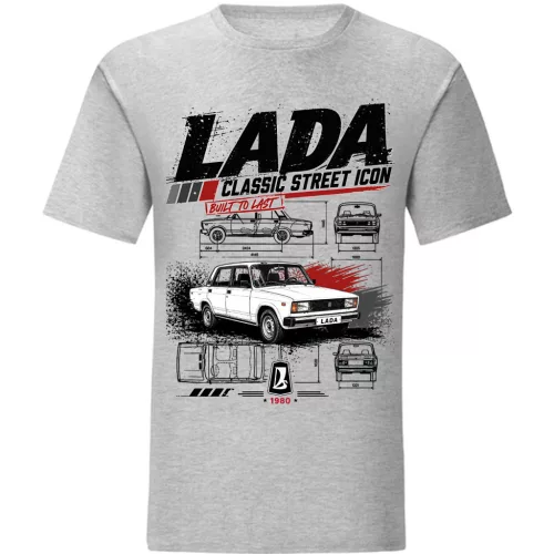 LADA STREET SZÜRKE PÓLÓ 