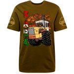 RÁBA STEIGER FELIRATOS BARNA PÓLÓ