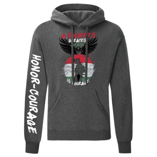 A Soldiers... kenguruzsebes pulóver (szürke)