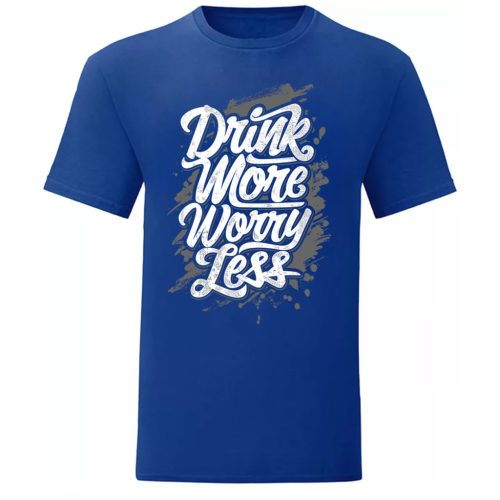 Drink more…Kék póló