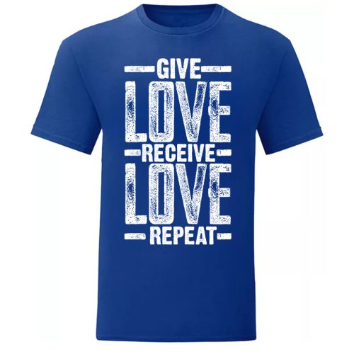 Give Love...Kék póló