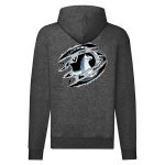 VAUXHALL CIPZÁRAS SÖTÉTSZÜRKE KAPUCNIS PULÓVER