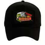 CLAAS DOMINATOR FEKETE CSERÉLHETŐ TAPASZOS BASEBALL SAPKA