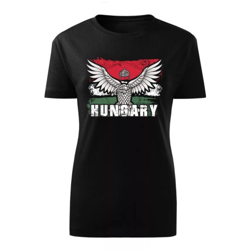 Turul Hungary női póló (fekete)