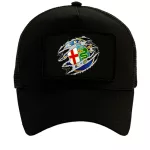 Alfa Romeo Fekete Cserélhető Tapaszos Baseball Sapka