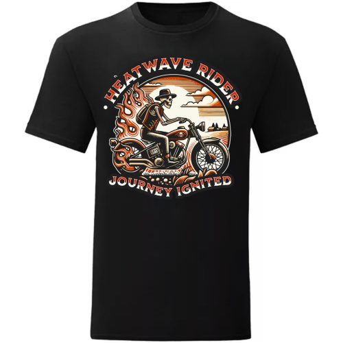 HEAT WAVE RIDER MOTOROS PÓLÓ FEKETE