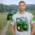 Zöld Traktor FELIRATOS SZÜRKE PÓLÓ