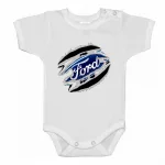 Ford Fehér  Rövid UJJÚ BABA BODY + Rövid nadrág és zokni
