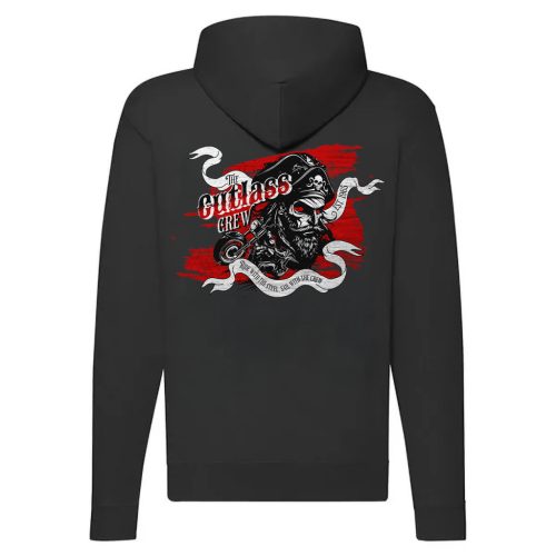 THE CUTLESS CREW FEKETE CIPZÁRAS PULÓVER