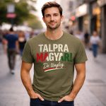 Talpra magyar póló (zöld)