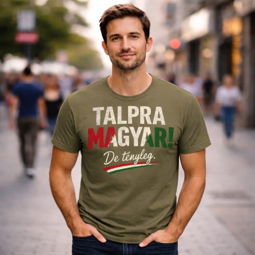 Talpra magyar póló (zöld)