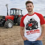 BELARUS RÖVID UJJÚ PÓLÓ (PIROS-FEHÉR)