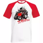 BELARUS RÖVID UJJÚ PÓLÓ (PIROS-FEHÉR)