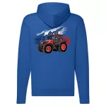 Zetor C. 170 Kapucnis cipzáras pulóver kék