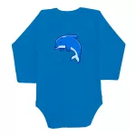 2 DARABOS KUTYÁS, DELFINES SZETT (KÉK-ZÖLD) HOSSZÚ UJJÚ