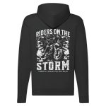 RIDERS ON THE STORM MOTOROS FEKETE CIPZÁRAS PULÓVER 