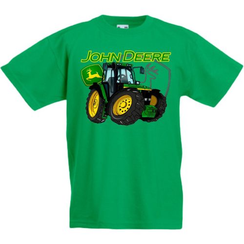Zöld Traktoros Gyerek Póló ZÖLD