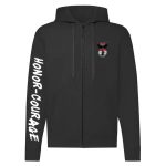 A Soliders... cipzáras pulóver (fekete)